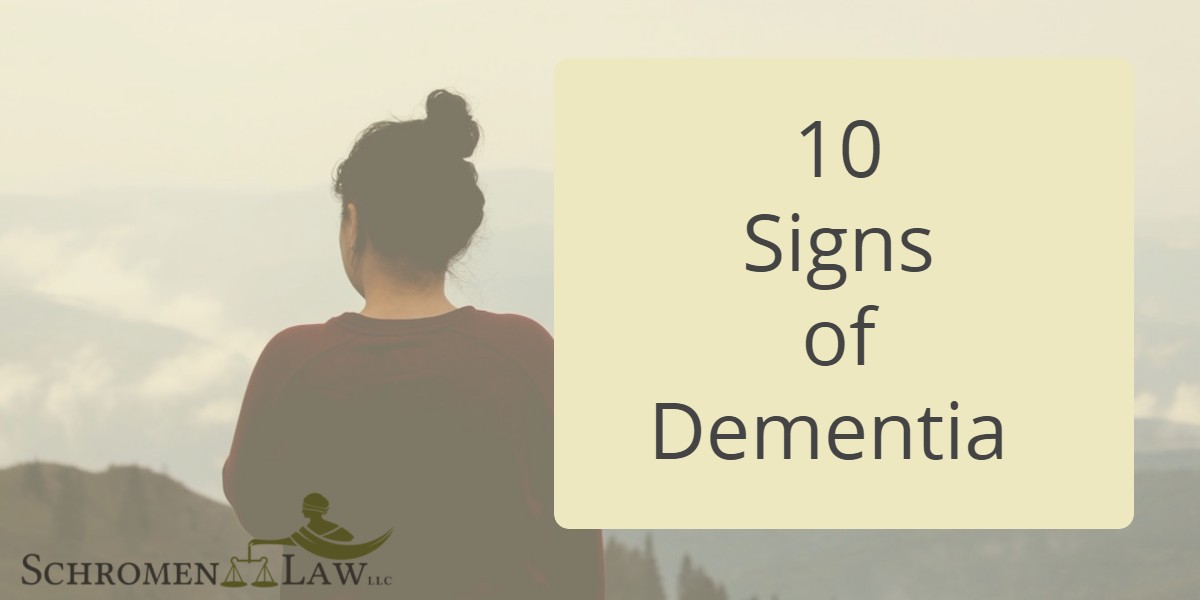 10 Signs of Dementia